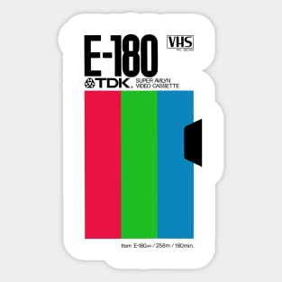 Retro VHS Tape Sticker